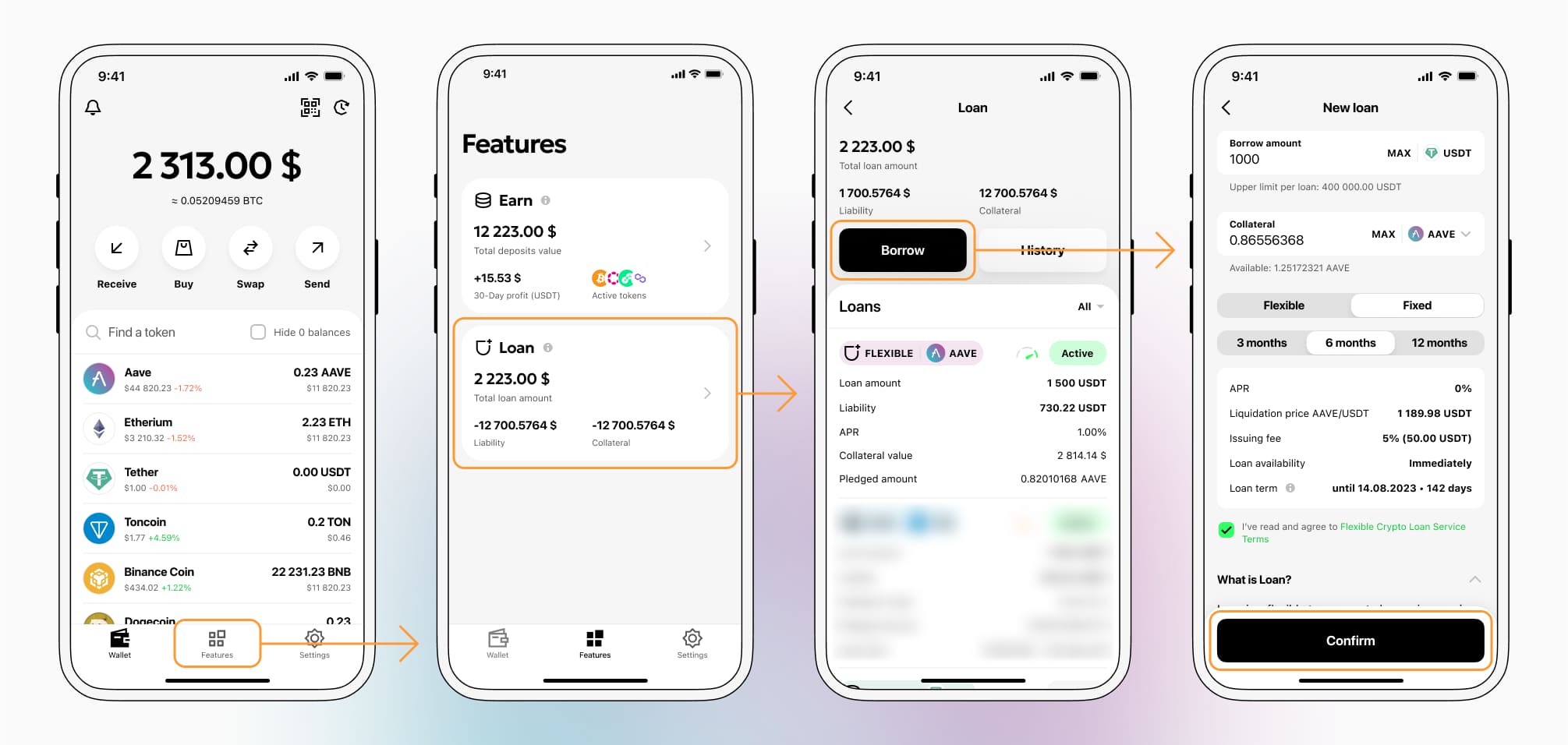 How to get a loan on Aave? Borrow usd against Aave on Beast