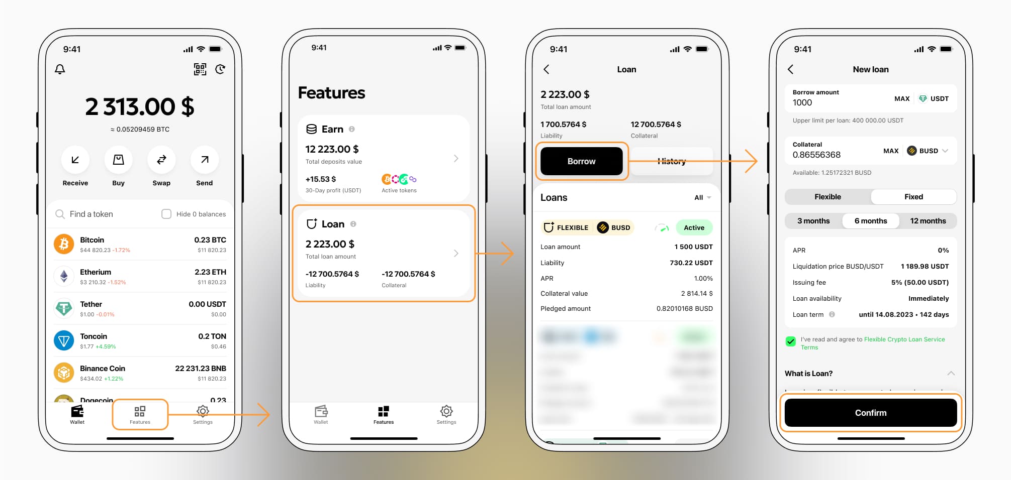 How to get a loan on Binance USD? Borrow usd against Binance USD on Beast