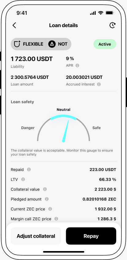Interest rates on loans backed by Notcoin.