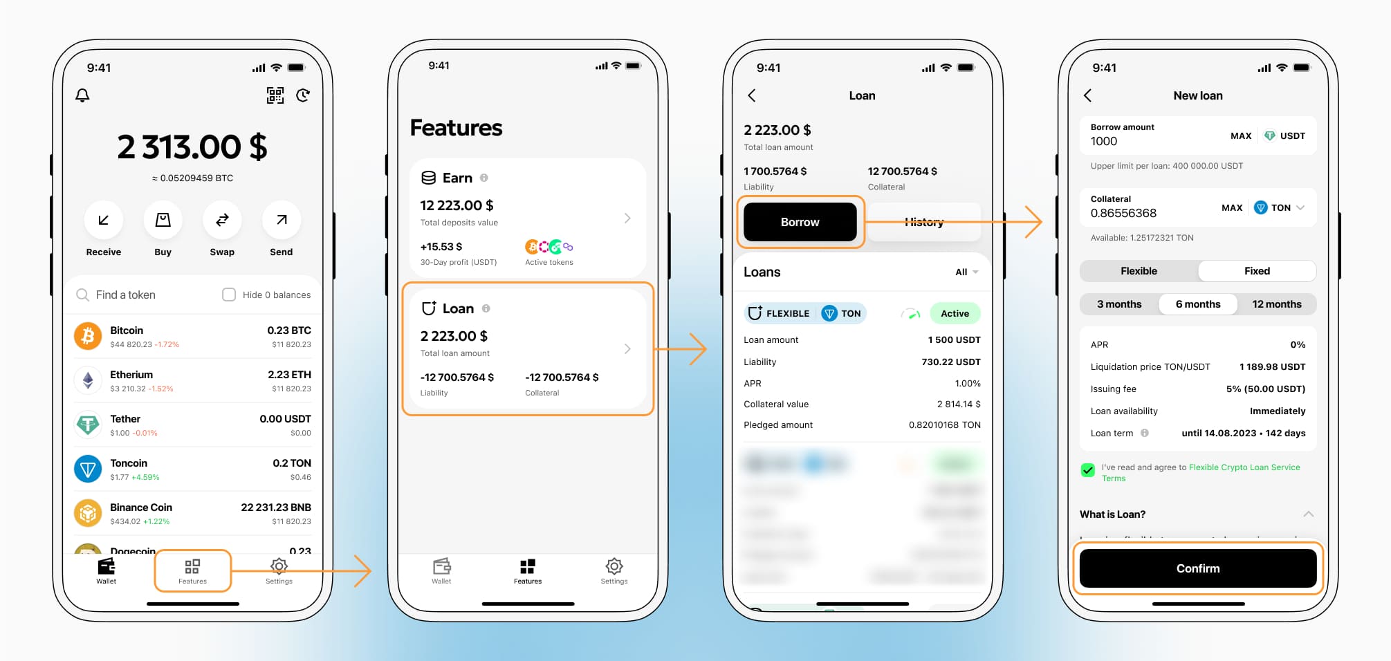 How to get a loan on TON Coin? Borrow usd against TON Coin on Beast